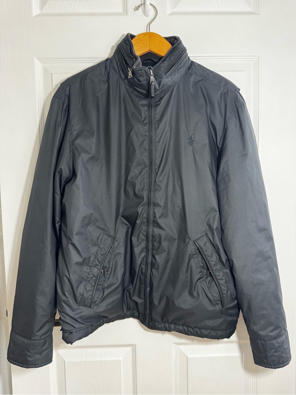Polo Ralph Lauren Men's Lightweight Black Zip-Up Jacket